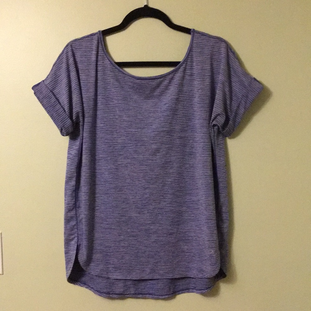 Blue Striped GapFit Top